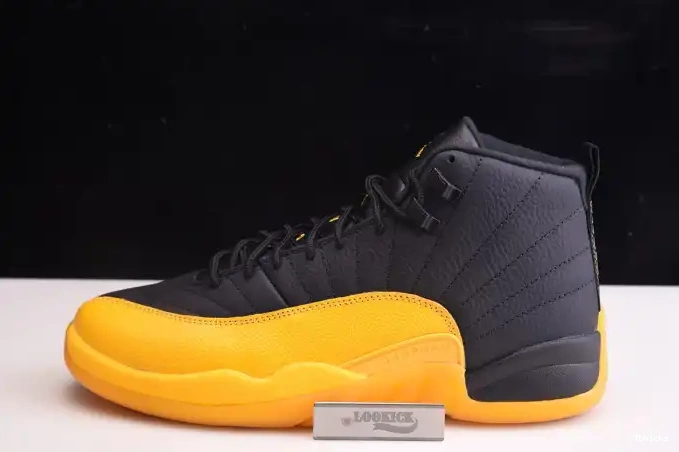 TBK Retro Black 12 Jordan 130690-070 Air University Gold 0506